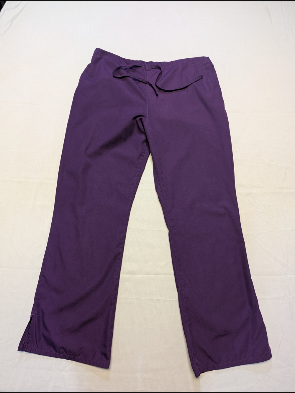 Cherokee Workwear Authentic Scrubs Women's Size M Top and Pants Eggplant Color - Picture 9 of 14